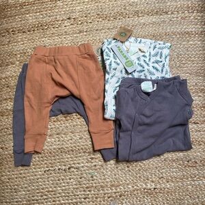 Parade Organic Kids Set - Brown and Gray